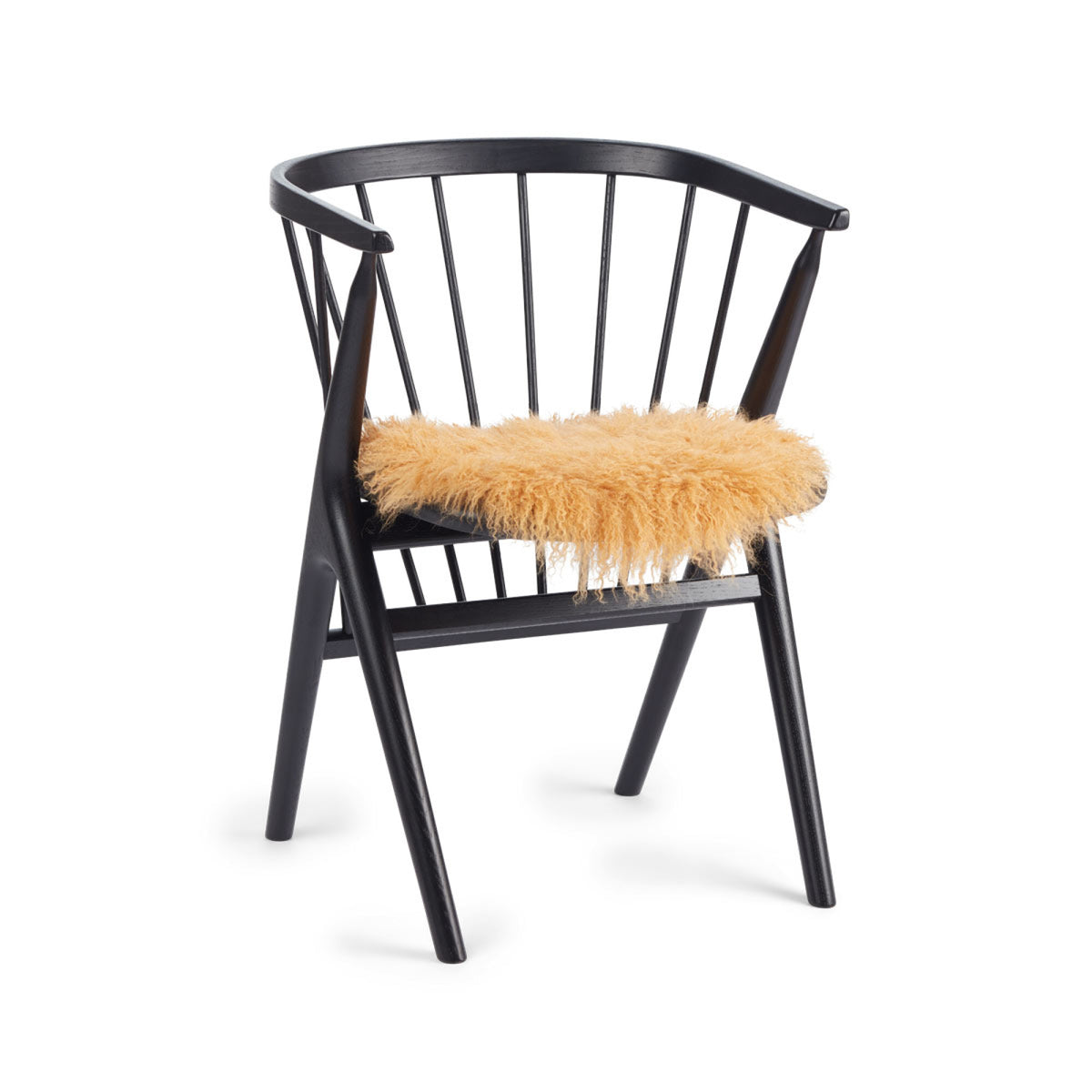 Tiibetiläinen Lampaannahka Istuinpäällinen | 38 cm Keisarinkeltainen