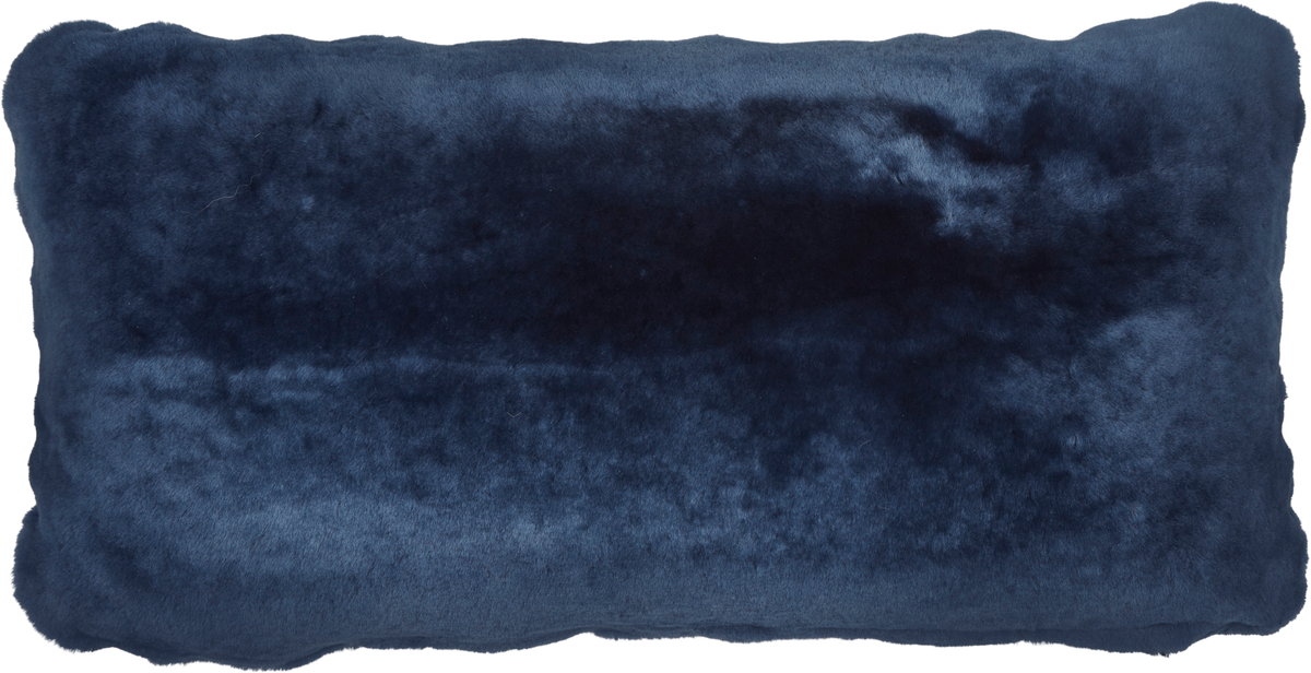 Mokkasiini-tyyny | Kaksipuolinen | 28x56 cm Laivastonsininen