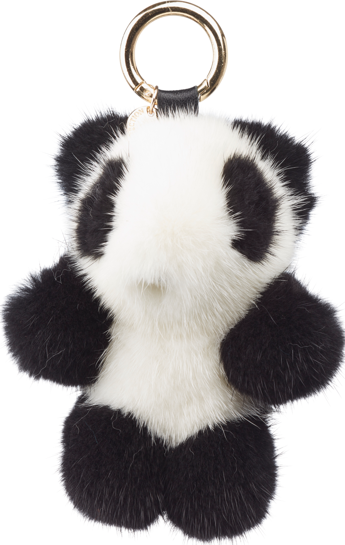 Pikku Panda -avaimenperä Musta/Valkoinen