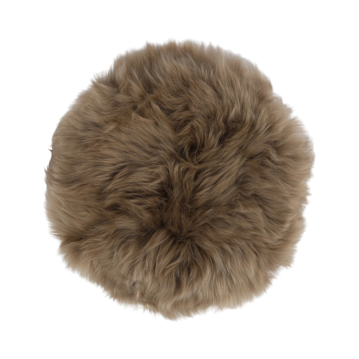 Premium Istuinpäällinen | Pitkä Villa | Uusi-Seelanti | D34 cm Taupe