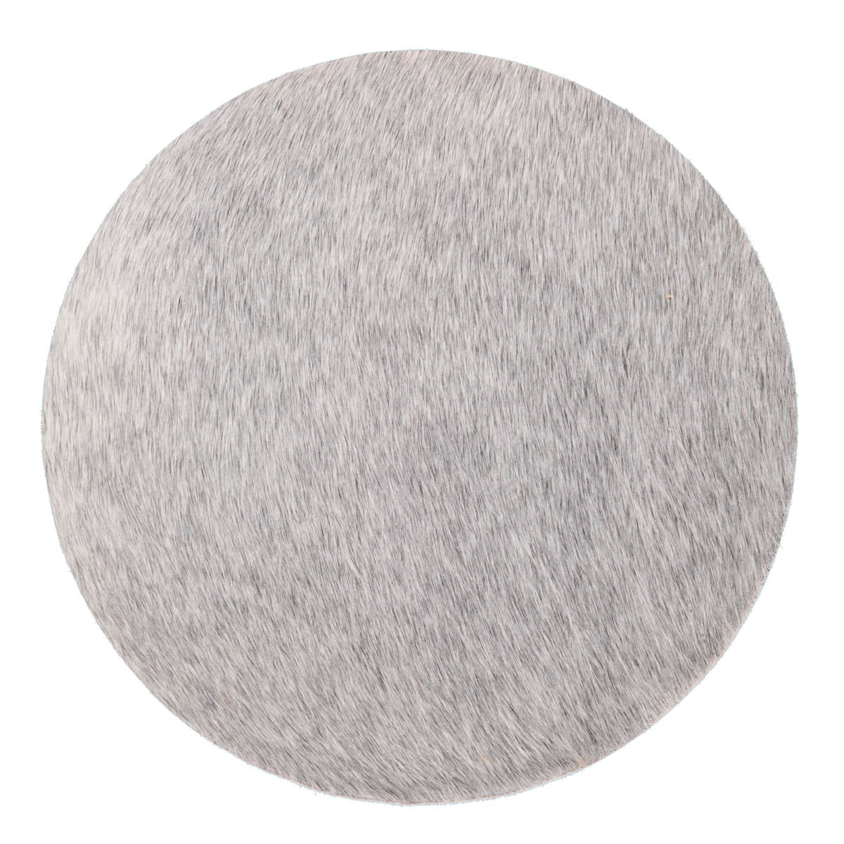 Lehmännahkainen istuinpäällinen | Ø37 cm Harmaa