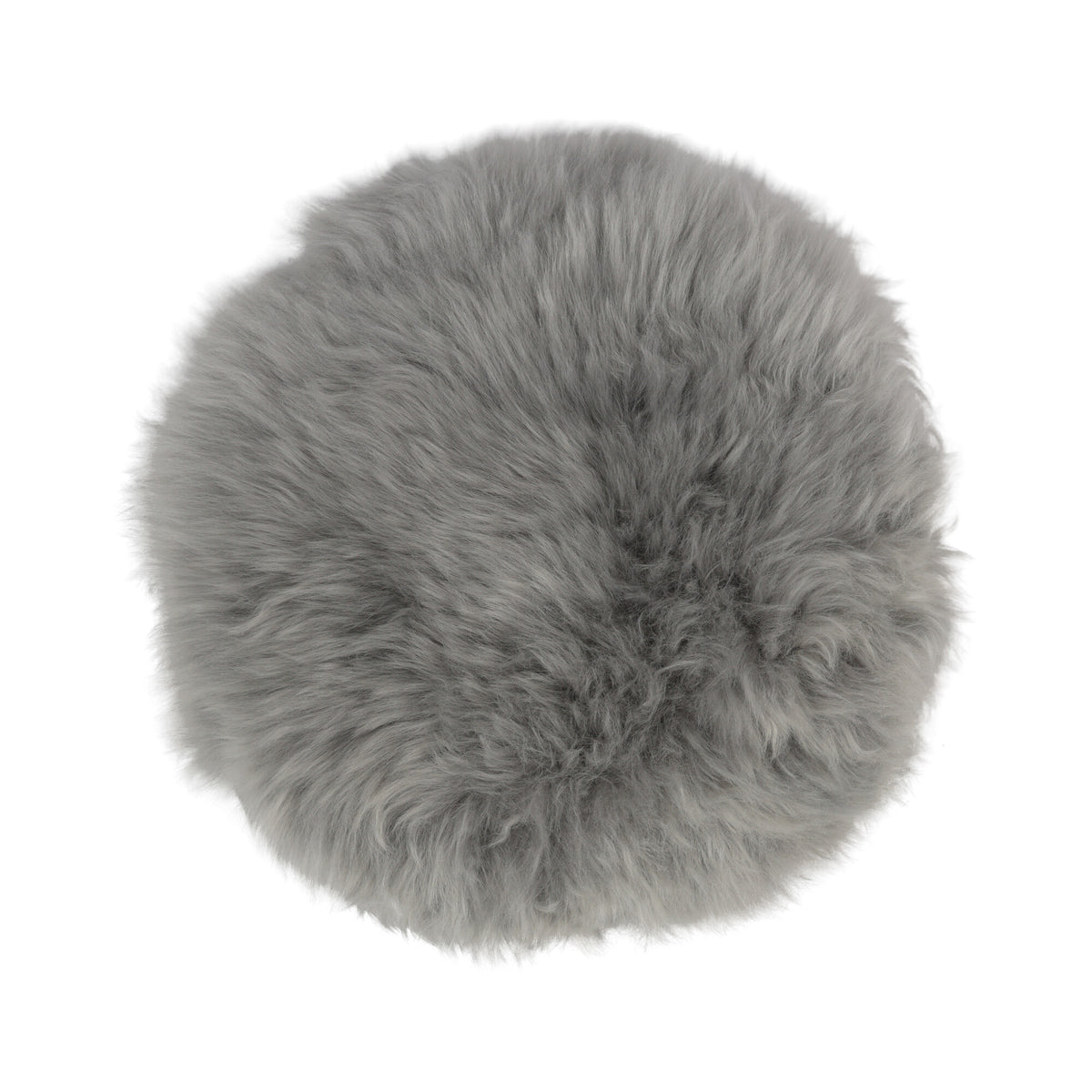 Premium Istuinpäällinen | Pitkä Villa | Uusi-Seelanti | D34 cm Vaaleanharmaa