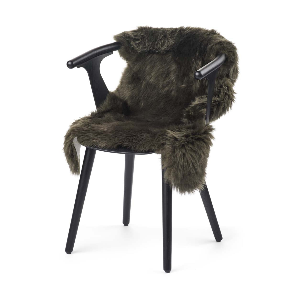 Premium | Uusiseelantilainen Lampaannahka | Pitkä Villa | 100 cm Hedge Green