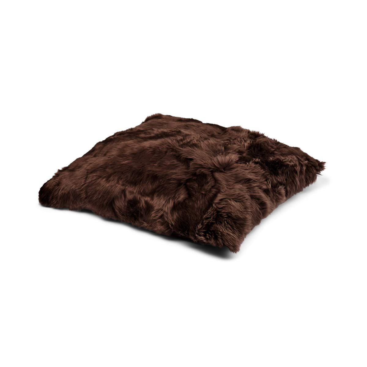 Maxi Float -tyyny | Pitkä villa | 90x90 cm Suklaa