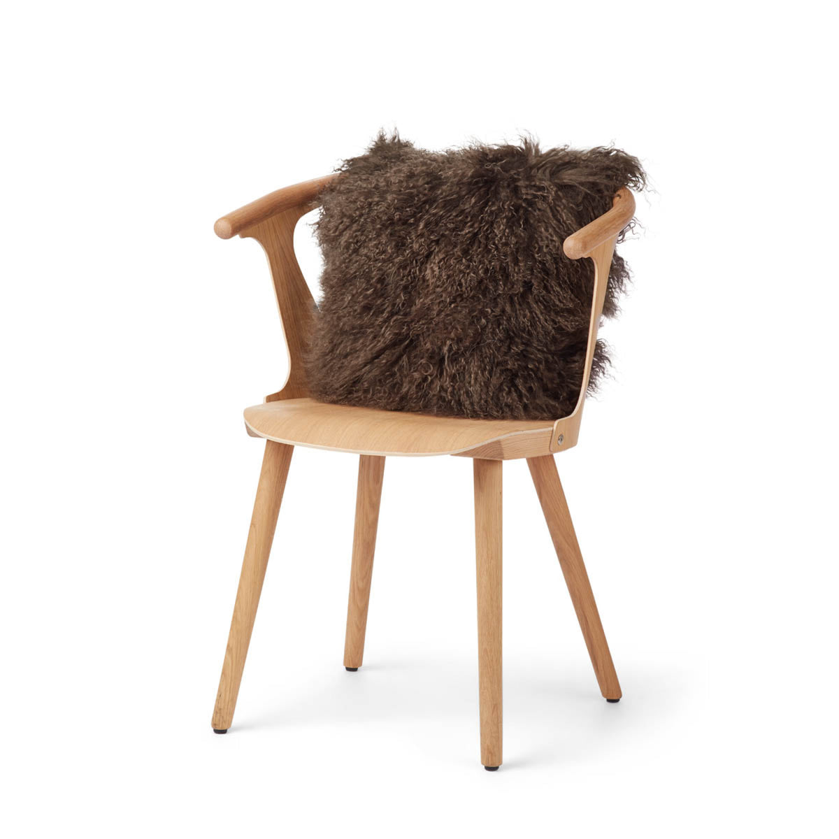 Lampaannahkatyyny | Tiibet | 40x40 cm Taupe