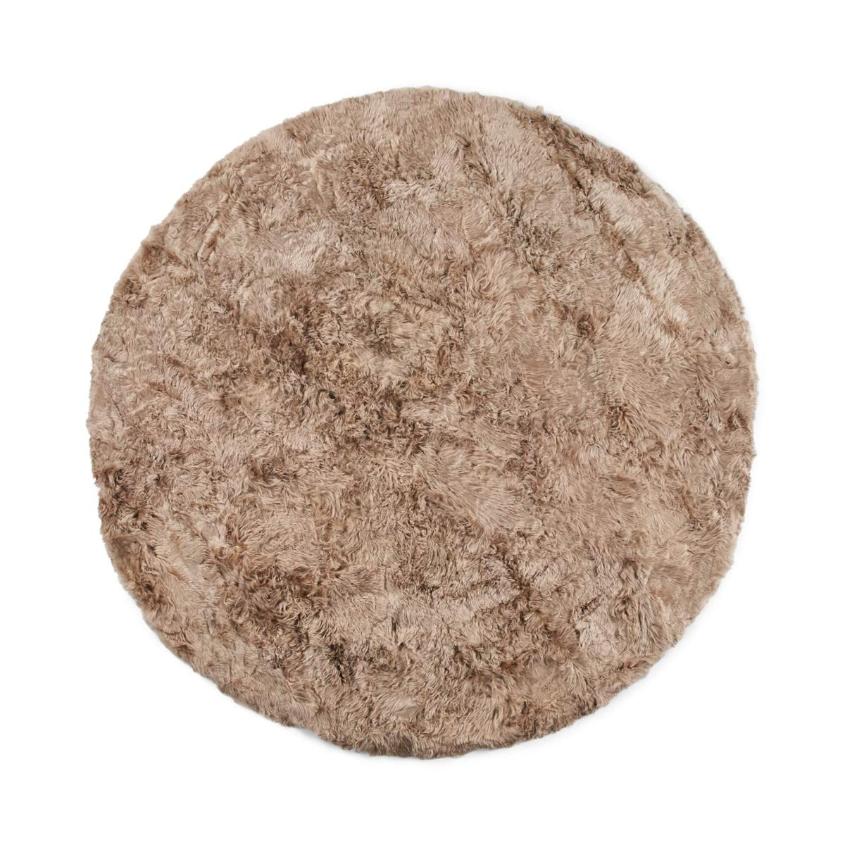 Alpakkakarva | Design-matto | Ø250 cm Taupe