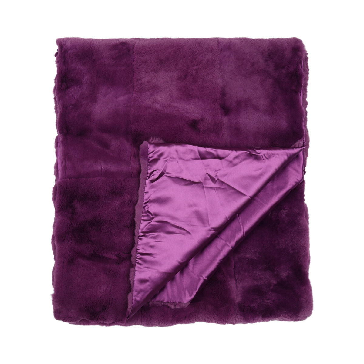 Premium-laadukas vuodejalkalista | Rex-kaniini | 238x55 cm Violetti