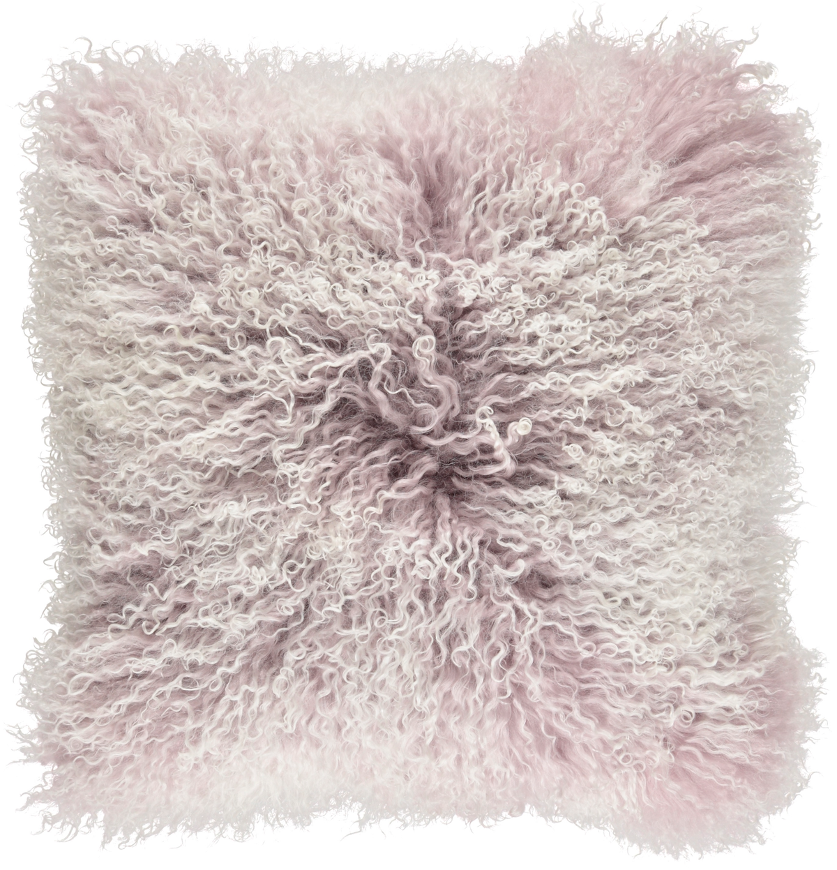 Snow Collection Kihara Tyyny | Mongolialainen Lampaannahka Pilvenharmaa/Luminen huippu / 60x60 cm