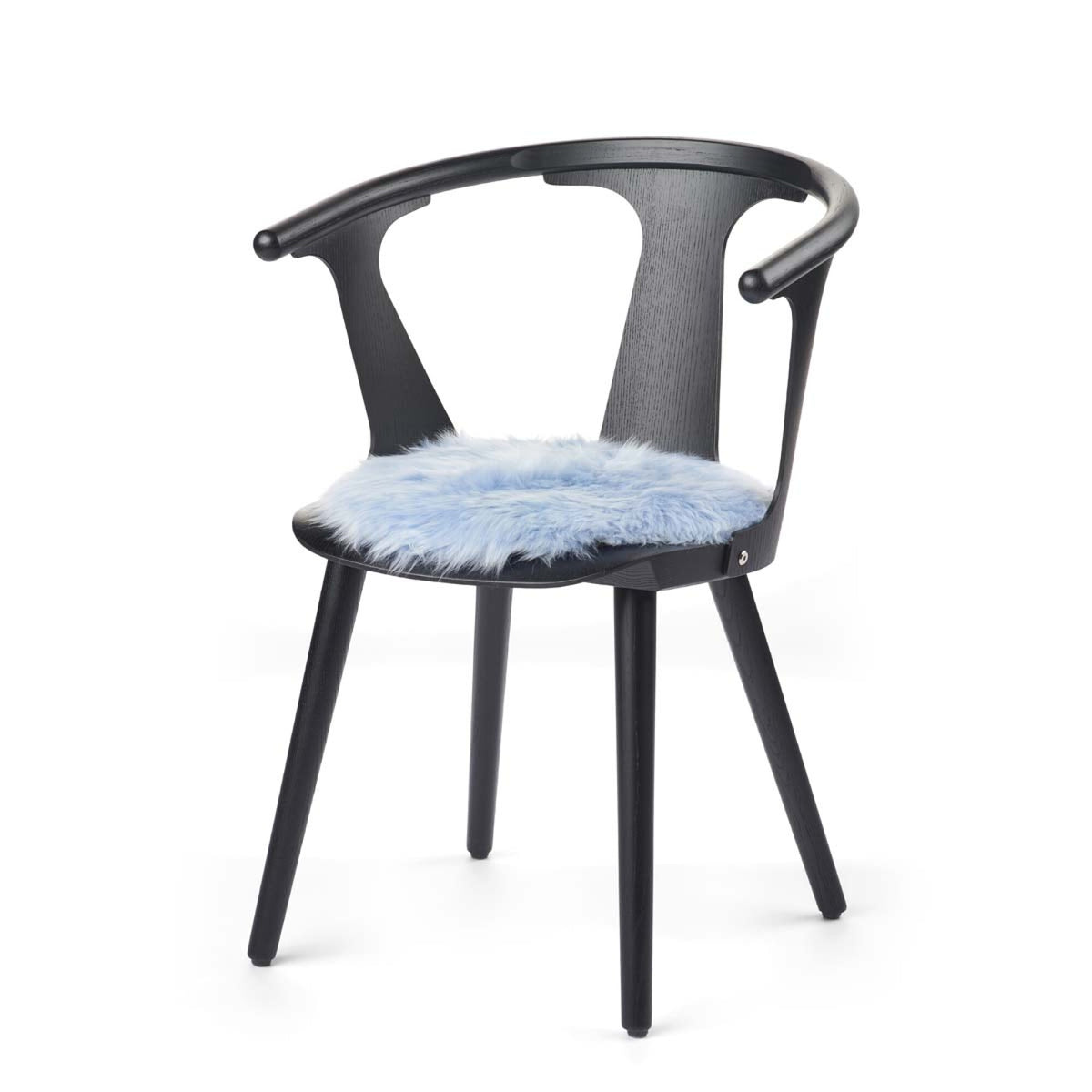 Pitkä Villa Lampaannahka Istuinpäällinen | Ø38 cm Kesätaivas