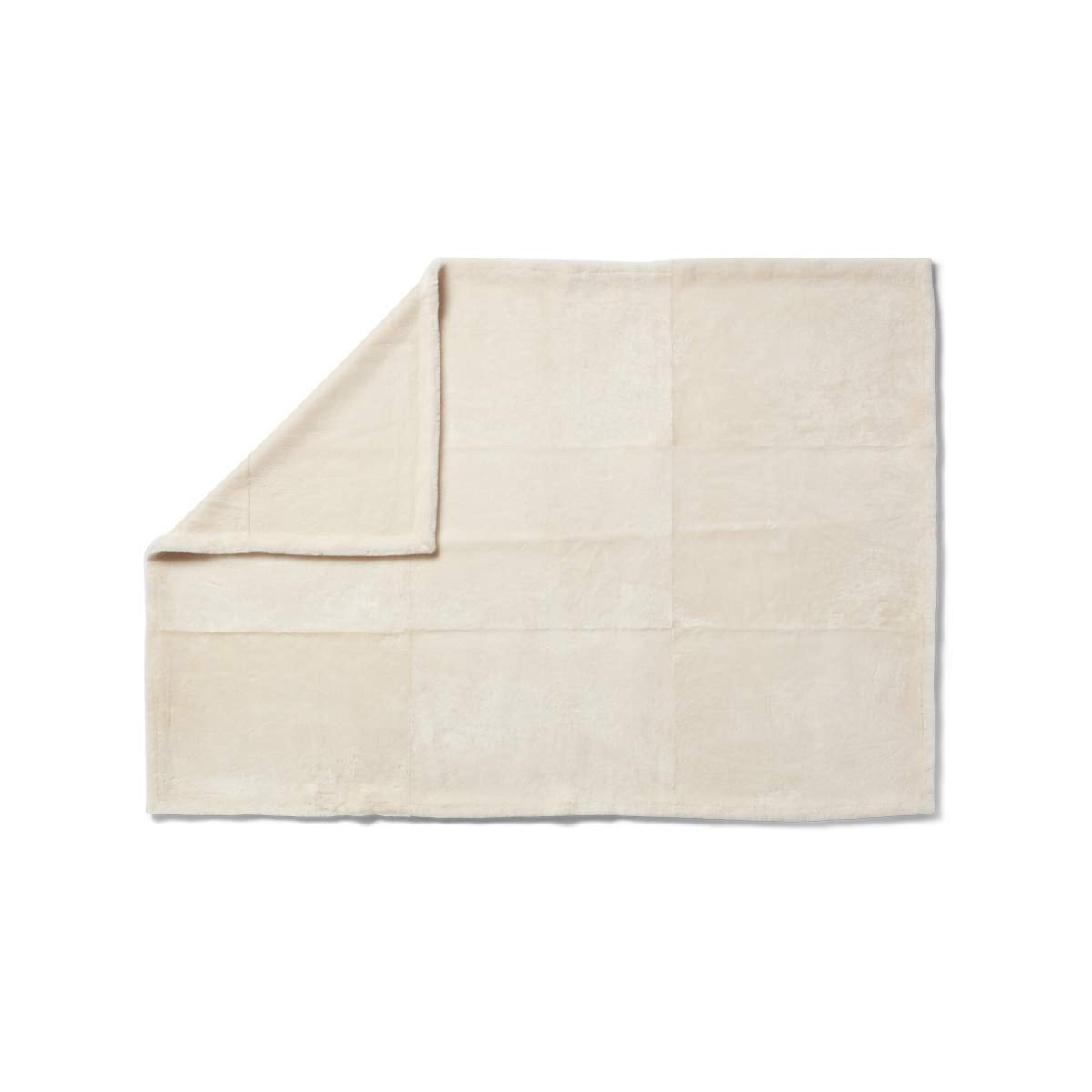 Angelina-viltti | Kaksipuolinen lampaannahka | Lyhyt villa Beige / 240x260 cm