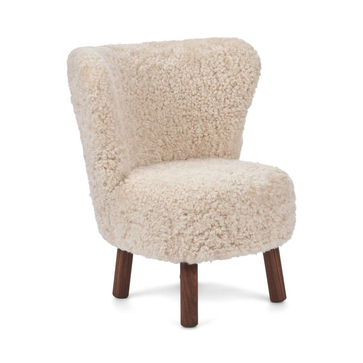 Emma Mini Lounge Chair Helmi / Pähkinäpuujalat