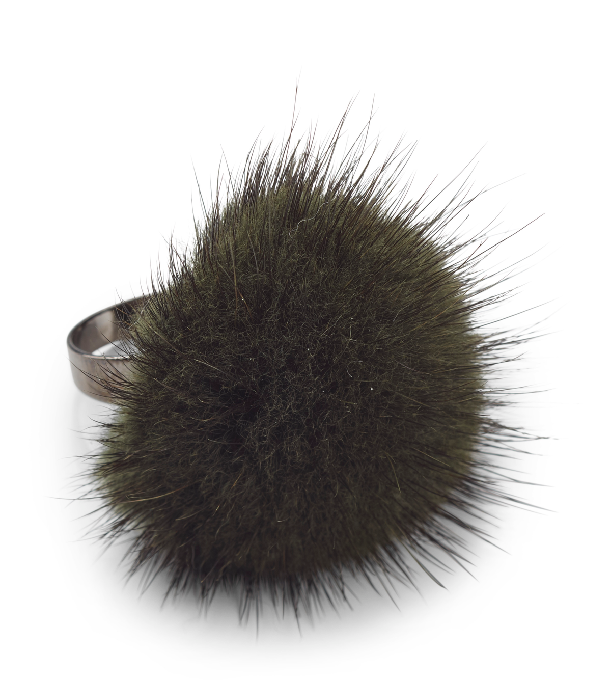 Rengassormukset Pomponilla Khaki