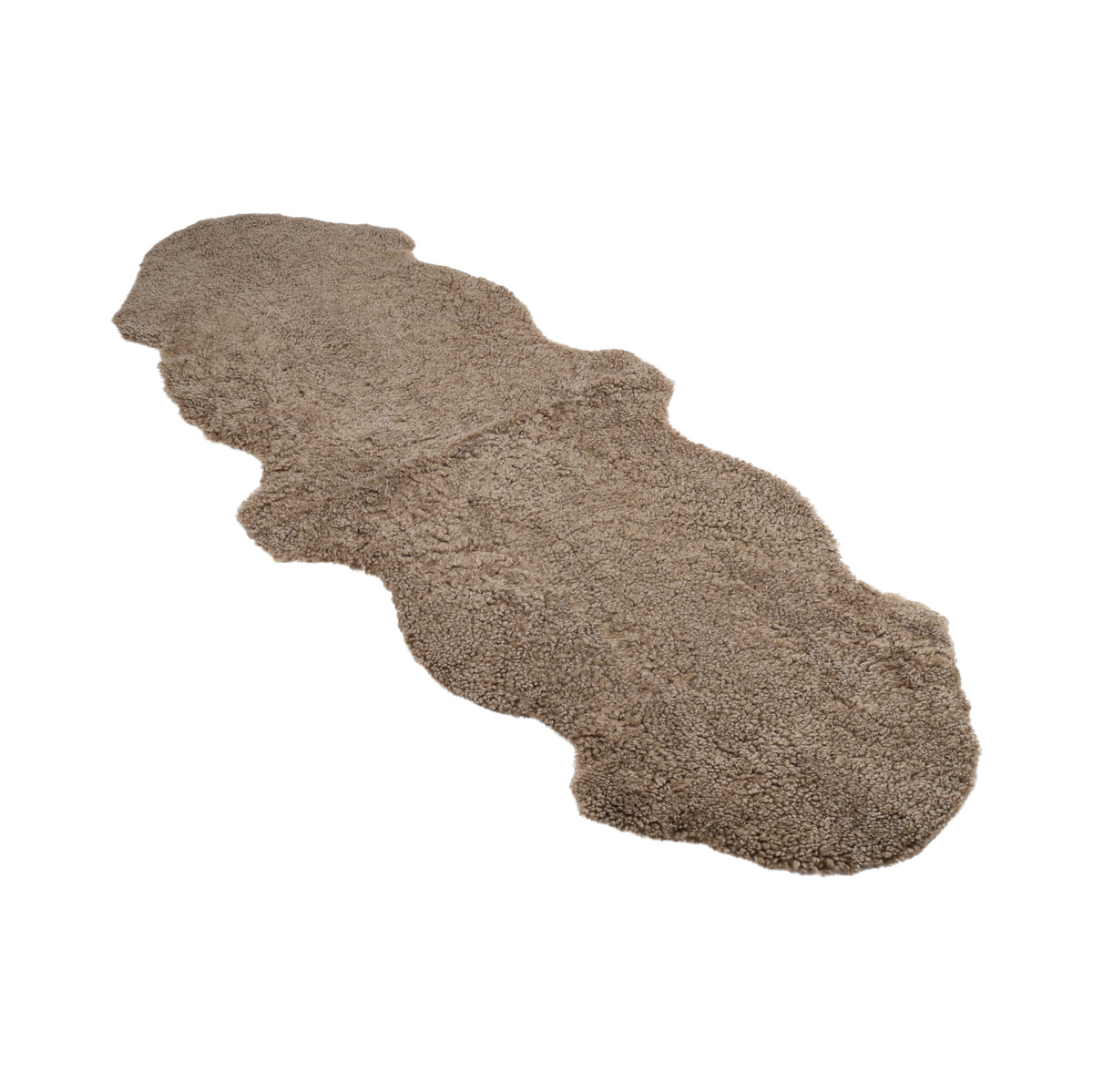 Kaksinkertainen lampaannahka | Lyhyt villa | Uusi-Seelanti | 160x60 cm Sahara