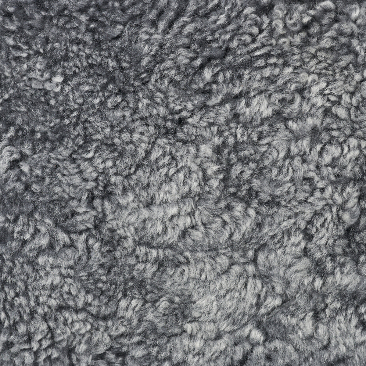 Simon-jakkaratuoli | Lyhyt villa | D46xH42 cm Vaaleanharmaa / Tammijalat
