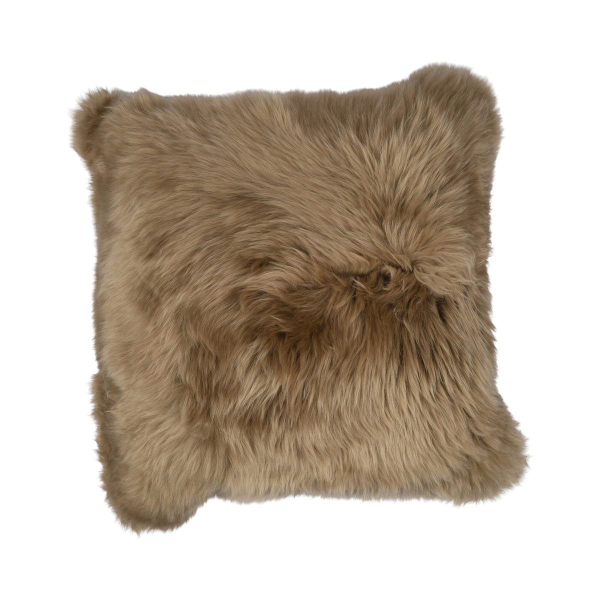 Lampaannahkatyyny | Pitkä villa | Uusi-Seelanti | 50x50 cm Taupe