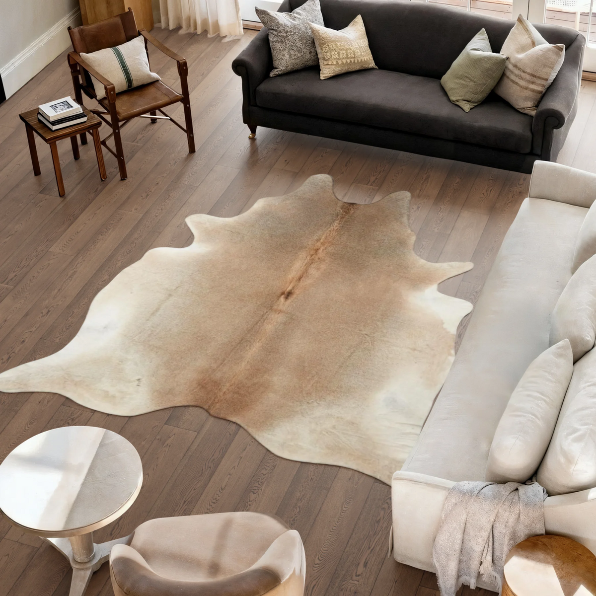 Lehmäntaljamatto | Harmaabeige | 3,79 m²
