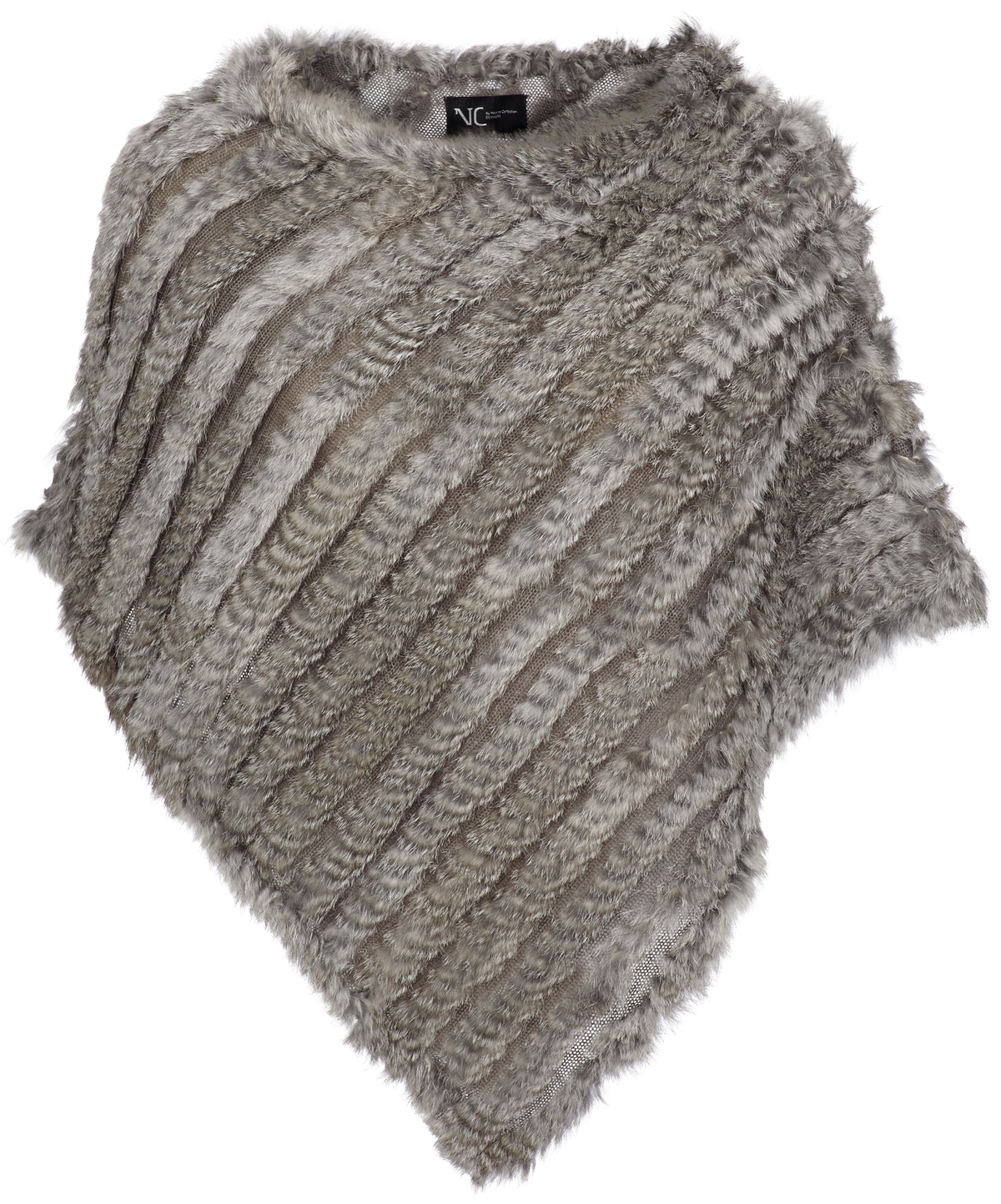Molly Poncho Luonnonharmaa