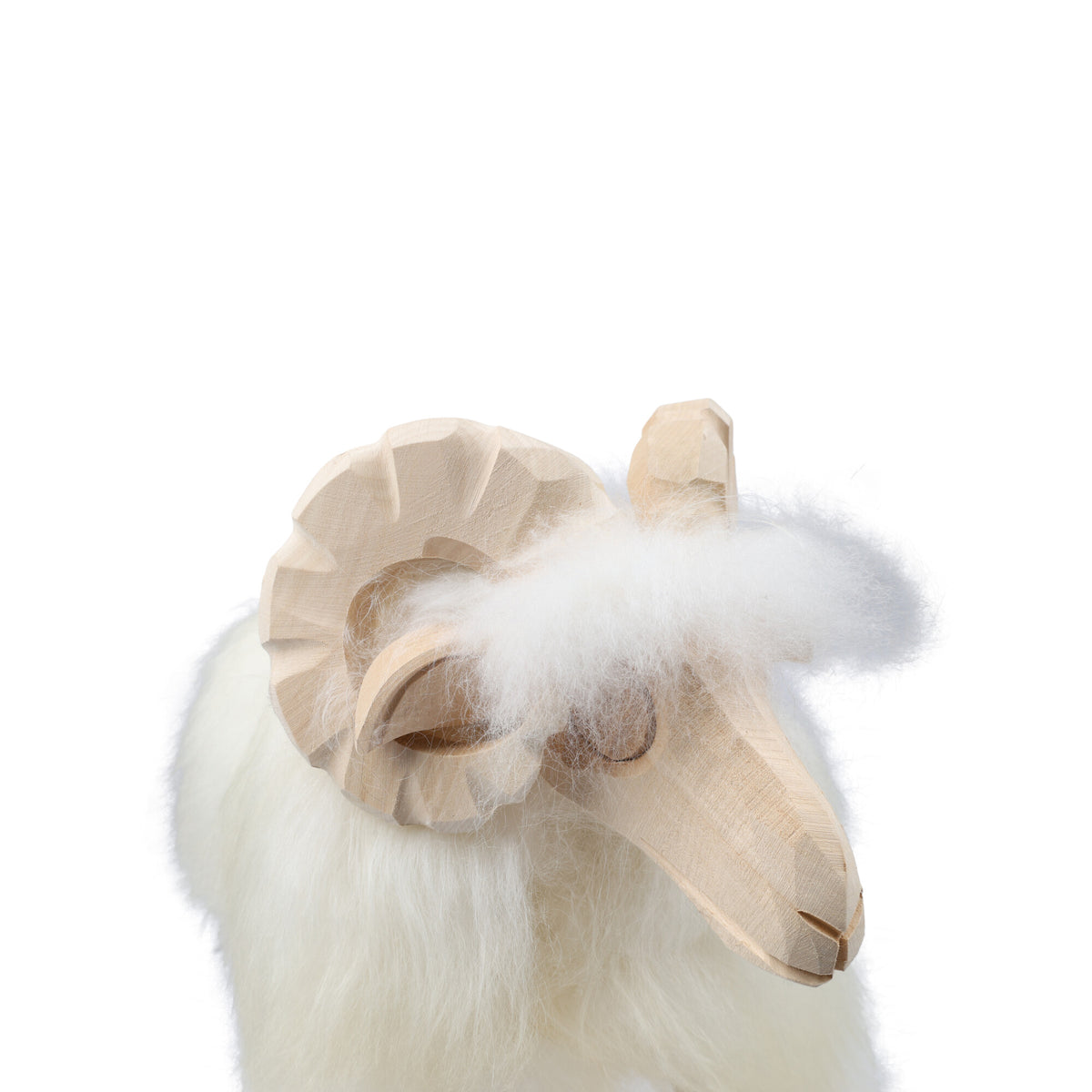 Alpine Sheep -lammaspatsas Luonnonvalkoinen / 80x30x60 cm