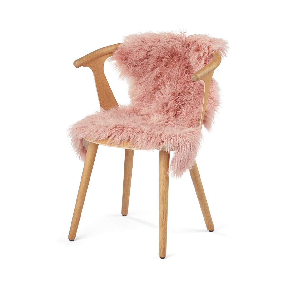 Mongolialainen lampaannahka | Kihara | 85x50 cm Lady Pink
