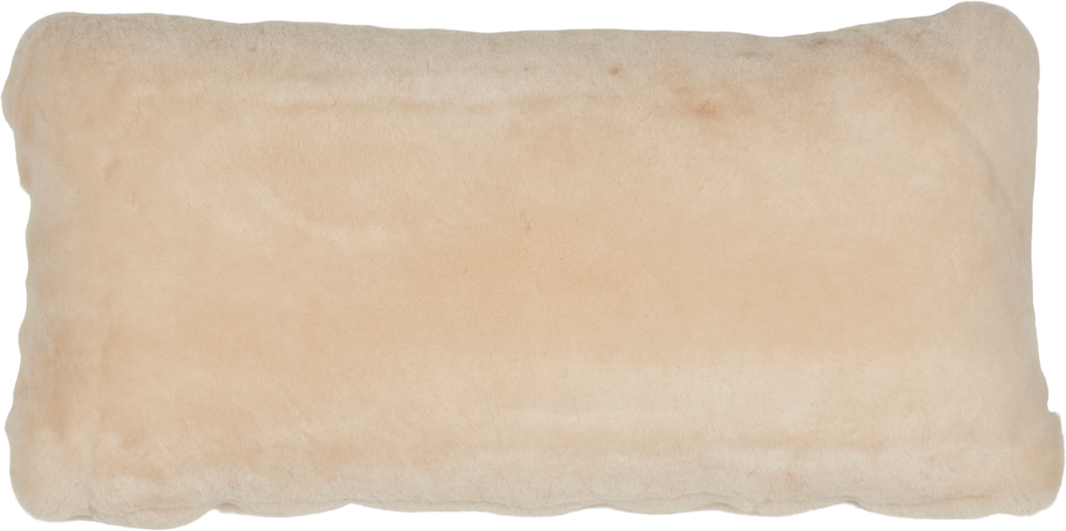 Mokkasiini-tyyny | Kaksipuolinen | 28x56 cm Luonnonvärinen
