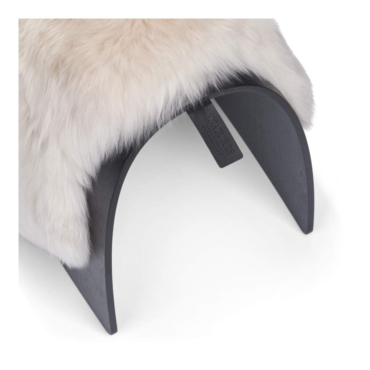 Sheep Stool -päällinen | Pitkä villa Pellava / 67x30 cm