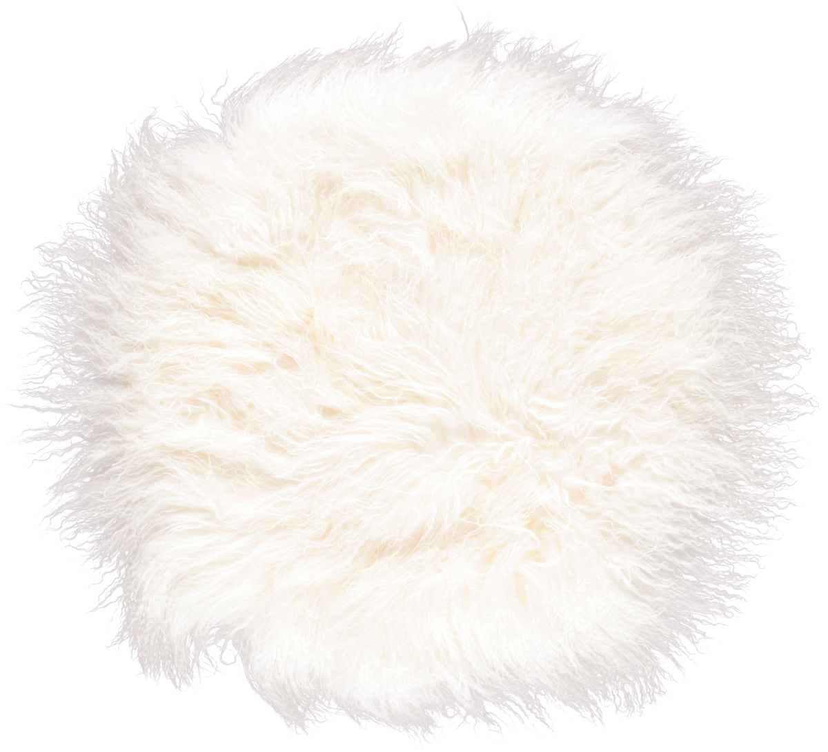Curly Cake -tyyny | Ø38 | Ø45 cm | Ø62 cm Norsunluu / D62 cm