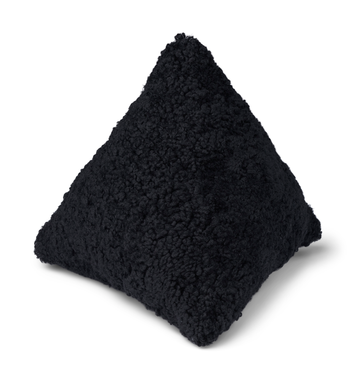Hematite-tyyny | Lyhyt villa | 35x35x35 cm Musta
