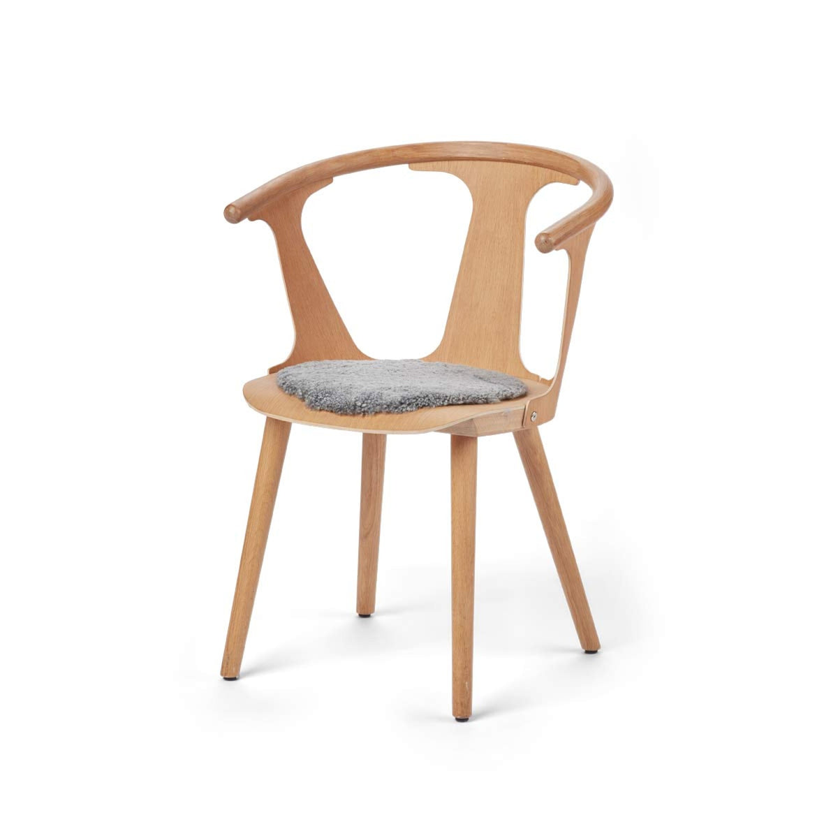 Lyhyt Villainen Kihara Karitsannahka Istuinpäällinen | Ø34 cm