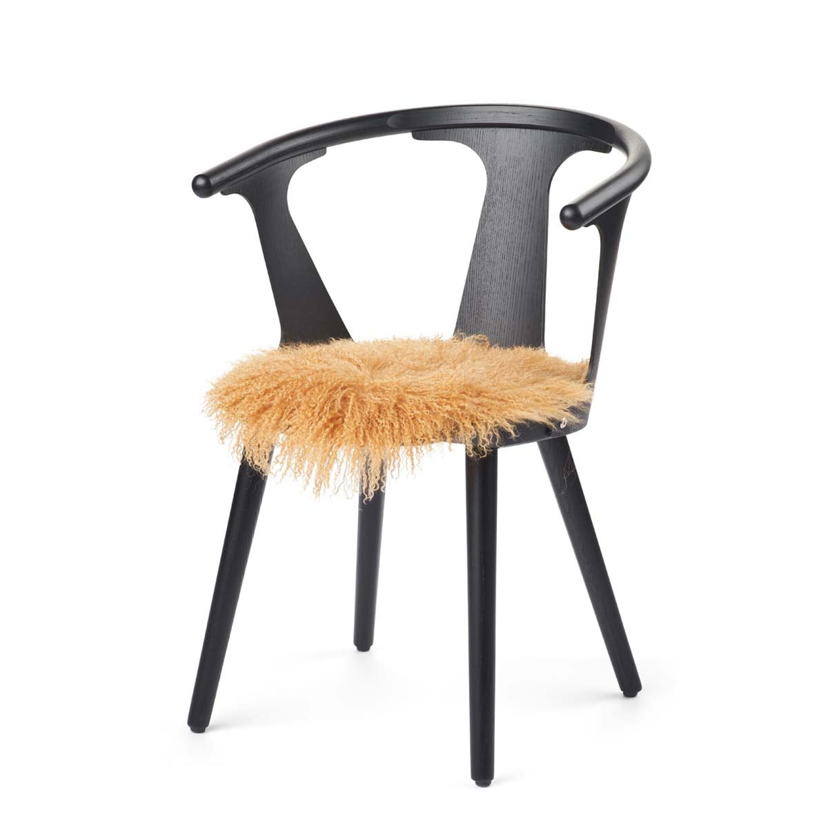 Tiibetiläinen Lampaannahka Istuinpäällinen | 38 cm Keisarinkeltainen