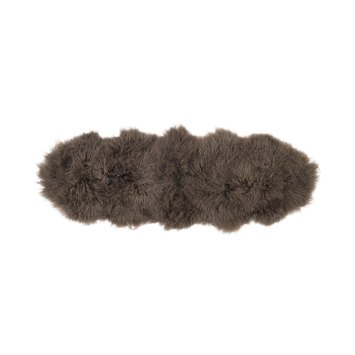 Kaksinkertainen mongolialainen lampaannahka | 150 x 55 cm Taupe