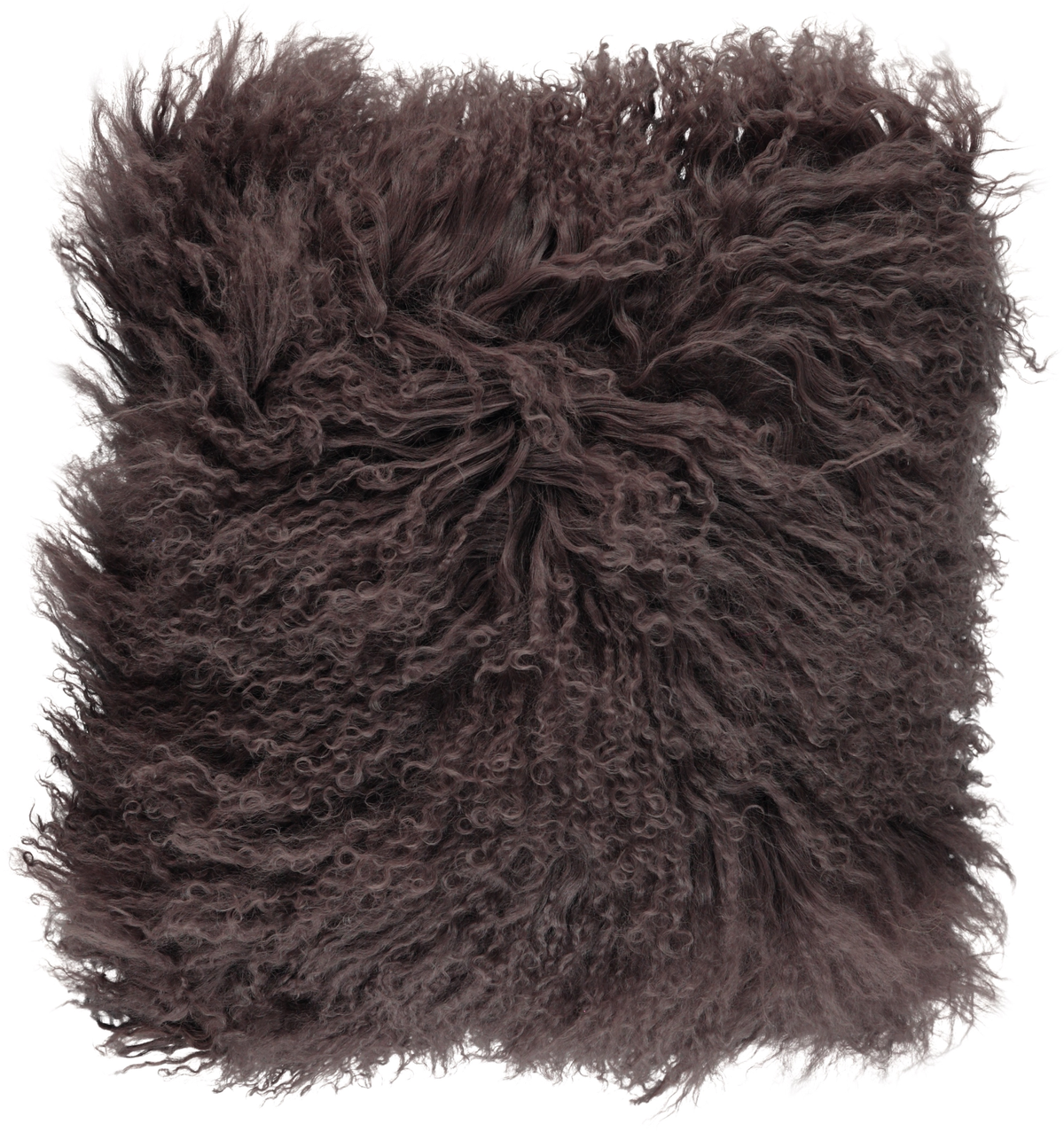 Mongolialainen Kiharavillatyyny | 40x40 cm Taupe