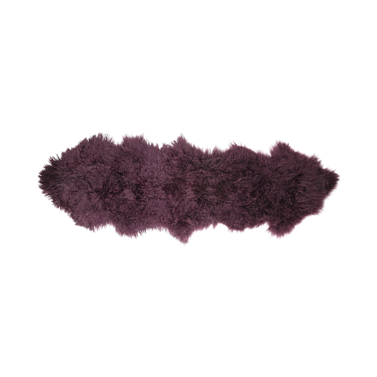 Kaksinkertainen mongolialainen lampaannahka | 150 x 55 cm Munakoiso